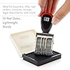 BAZIC Products Date Stamp with Ink Pad, Black Ink, Rotating Date Bands, for Office Invoices Files
