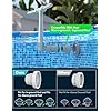 [Patent Pending] 2025 Upgrade Pool Fountain - Dual Spray Water Fountains for Above Ground/Inground Pools, 2-in-1 Adjustable Waterfall Pool Sprinkler Fountain