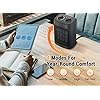 Space Heater, 1500W Electric Heaters Indoor Portable with Thermostat, PTC Fast Heating Ceramic Room Small Heater with Heating and Fan Modes for Bedroom, Office and Indoor Use