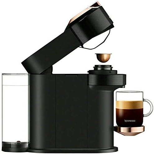 Nespresso Vertuo Next Coffee and Espresso Machine by De'Longhi, Black with Rose - AURA NEST